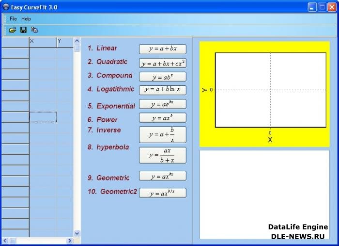 Easy CurveFit 3.0 Easy CurveFit 3.0
