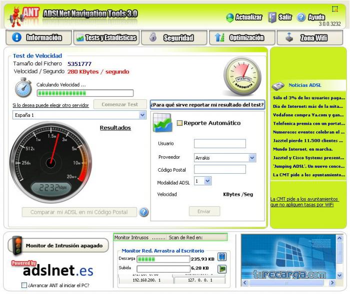 ADSLNet Navigation Tools