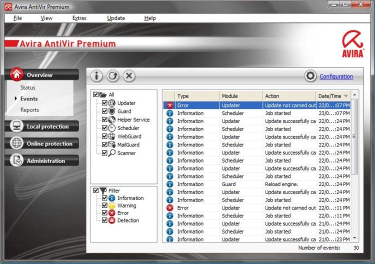 Avira Antivir Personal versión 10