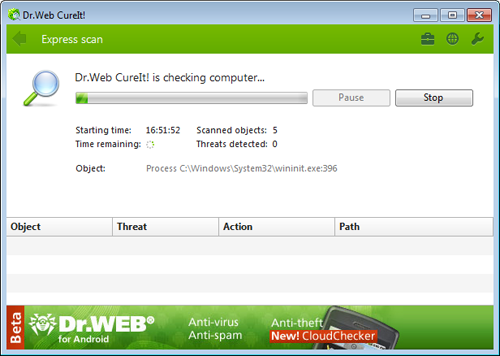 Dr. Web Cureit Antivirus