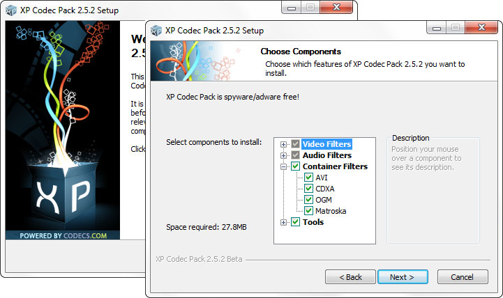 XP Codec Pack