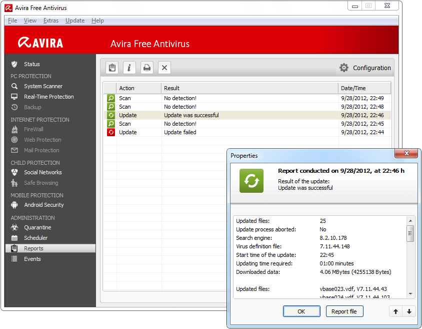 Avira Free Antivirus 2013