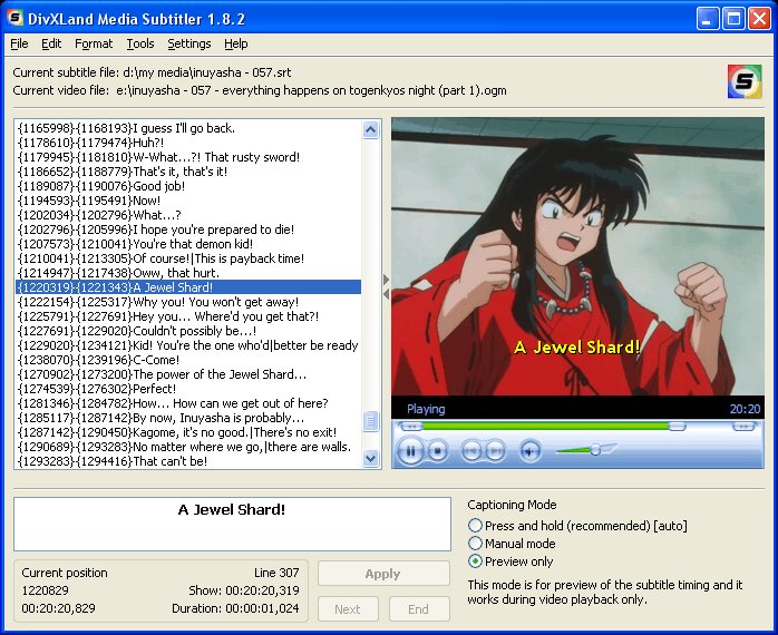 DivXLand Media Subtitler 1.8.2