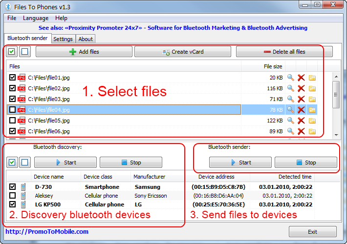 Files To Phones 1.3