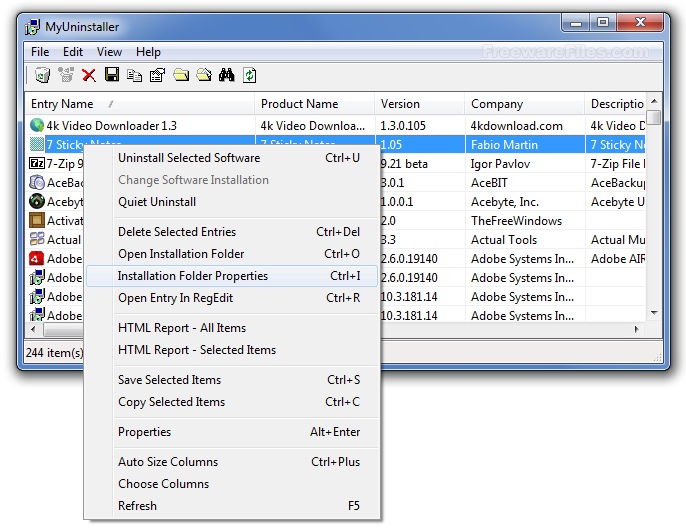 MyUninstaller 1.74
