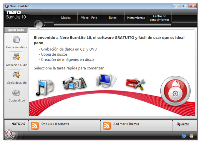 Descarga Nero Kwik Burn 11 Descarga Nero Kwik Burn 11