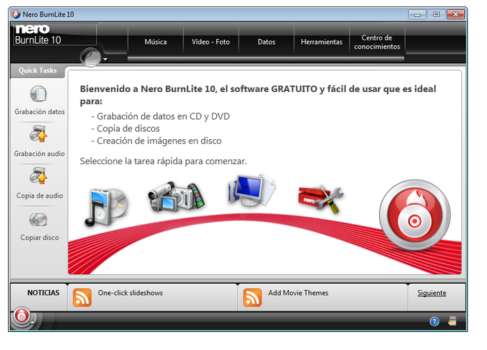 Descarga Nero Kwik Burn 11
