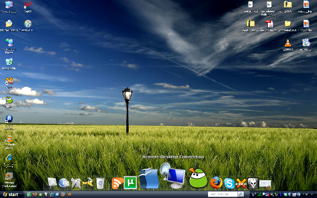 Barra de iconos RocketDock