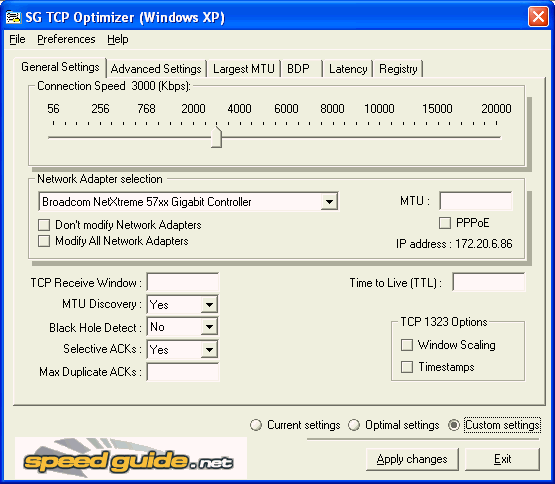 Simple Net Speed