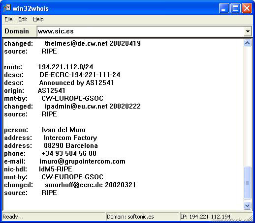 Win32Whois